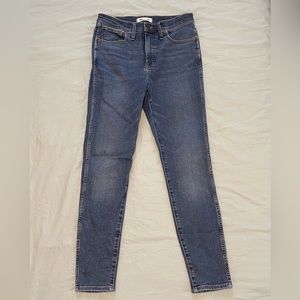 NWOT Madewell 10" High-Rise Skinny Jeans in Wendover Wash: TENCEL™ Denim Edition